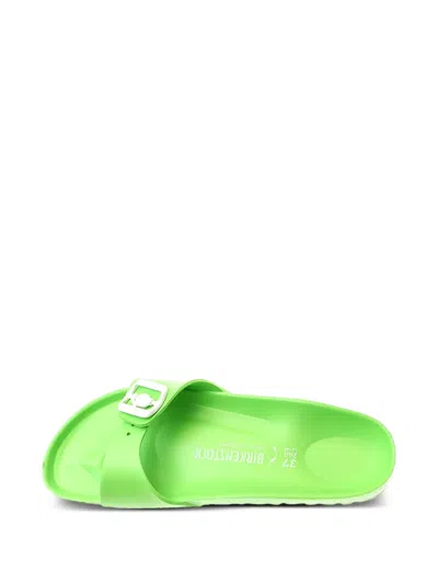 Birkenstock Madrid Womens Slides Slip On Footbed Sandals In Green