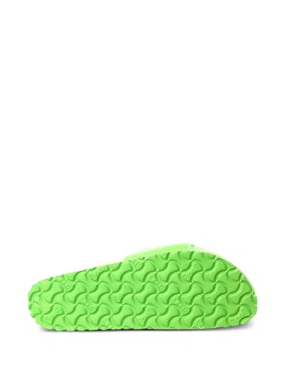 Birkenstock Madrid Womens Slides Slip On Footbed Sandals In Green