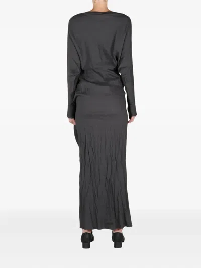 ASYMMETRIC MAXI DRESS