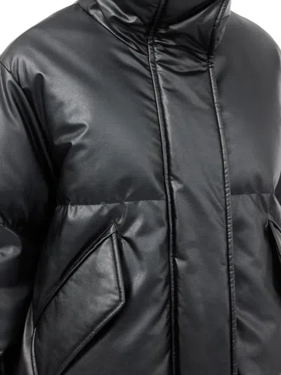 Mm6 Maison Margiela Mm6 By Maison Margiela Oversized Black Sports Jacket With Double-zipper Closure In Black
