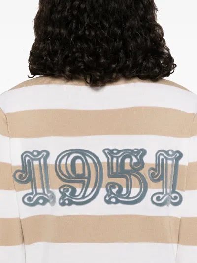 Max Mara Maxmara Women Fiemme - Long Striped Wool Cardigan