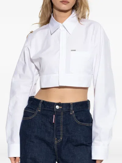 Dsquared2 Rounded Cropped Shirt