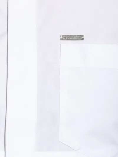 Dsquared2 Rounded Cropped Shirt