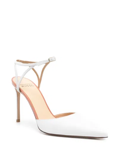 Francesco Russo 90mm Leather Pumps In Multi