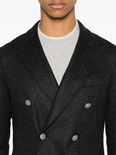 Eleventy Double-breasted Blazer