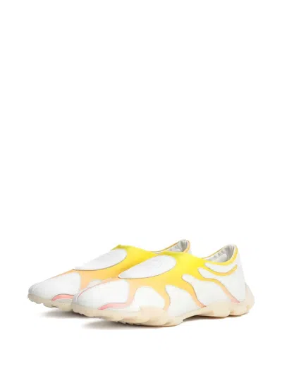 Rombaut Wave-patterned Slip-on Sneakers In White