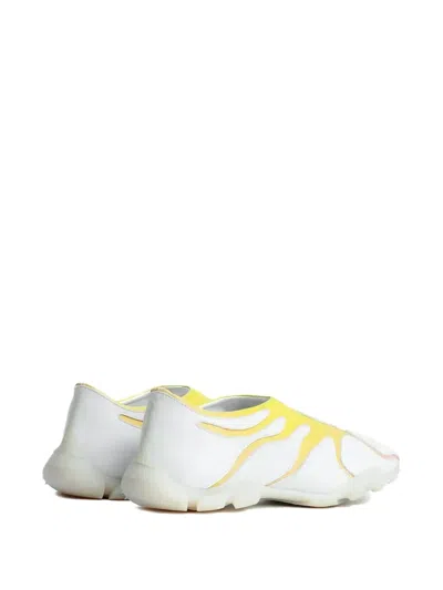 Rombaut Wave-patterned Slip-on Sneakers In White