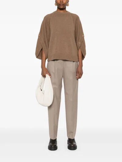 Max Mara Brown Pants In Brown