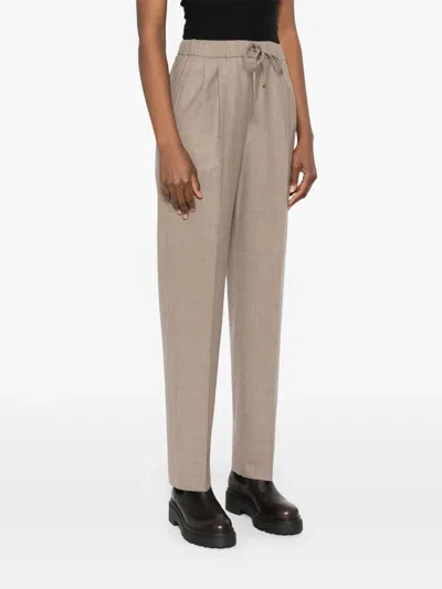 Max Mara Brown Pants In Brown