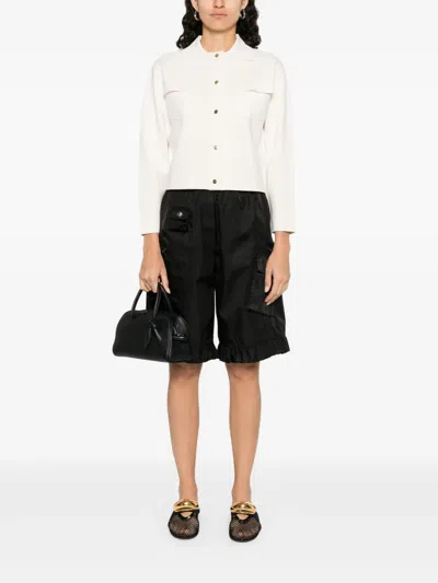 Max Mara Sweaters White In White