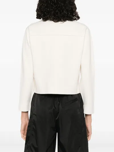 Max Mara Sweaters White In White