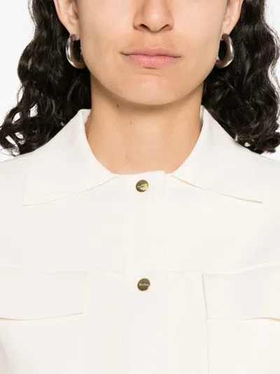 Max Mara Sweaters White In White