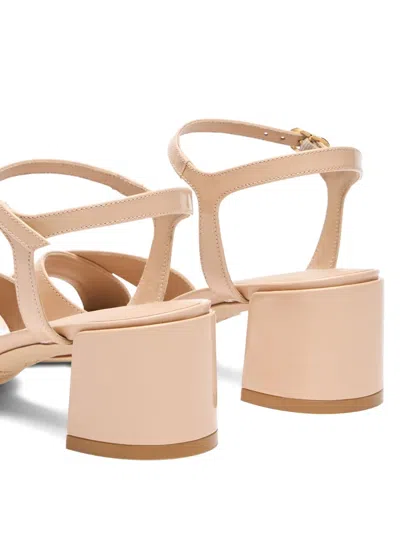 Stuart Weitzman Dayna Leather Crisscross Sandals