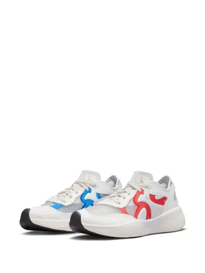 Jordan Delta 3 Low "sail/photon Dust/chile Red/wolf Grey" Sneakers In Multi