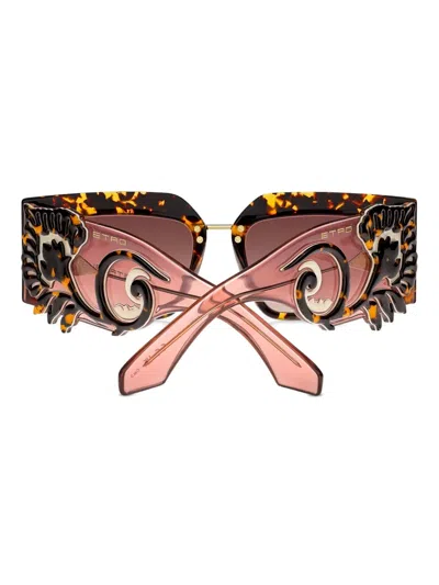 Etro Blossom 54mm Rectangular Sunglasses