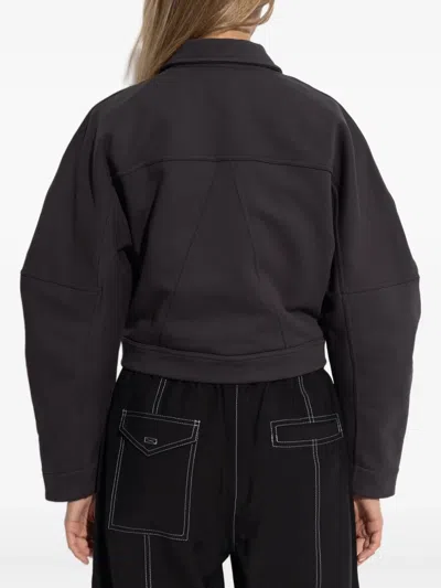 Ganni Collared Neck Panel Detailing Bomber Jacket