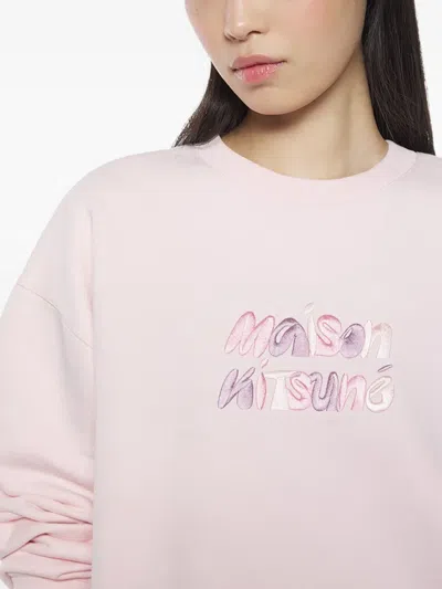 Maison Kitsuné Bubble Logo Oversize Sweatshirt