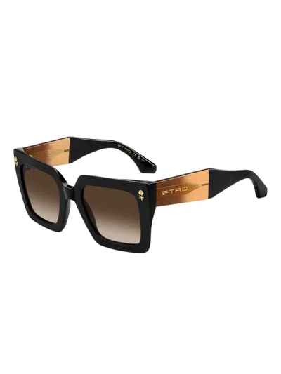 Etro Square-frame Sunglasses In Black