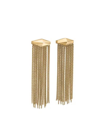 Jimmy Choo Zandra Chain Fringed Drop Earrings