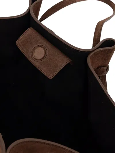 Yuzefi Logo Tote Bag In Brown
