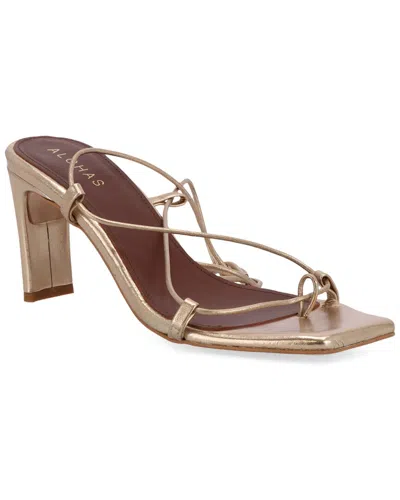 Alohas Bellini Leather Sandal In Neutral
