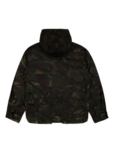 Prototypes Overdyed Camo Parka Green