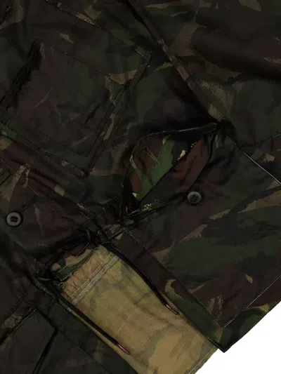Prototypes Overdyed Camo Parka Green