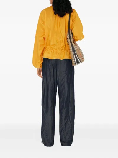 Burberry Satin Hooded Trench Coat