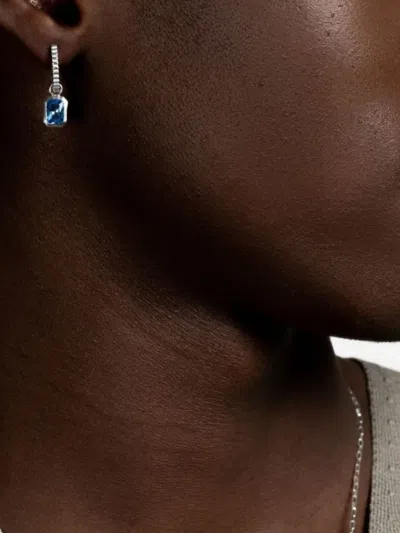 Dower & Hall Single Rectangular-gemstone Earring