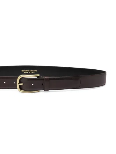 Officine Creative Smooth Leather Belt