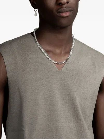 Dower & Hall Rock Beaded Crystal Necklace