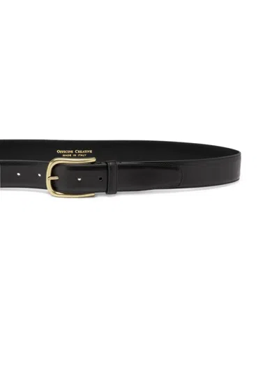 Officine Creative Smooth Leather Belt
