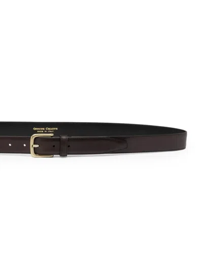 Officine Creative Smooth Leather Belt