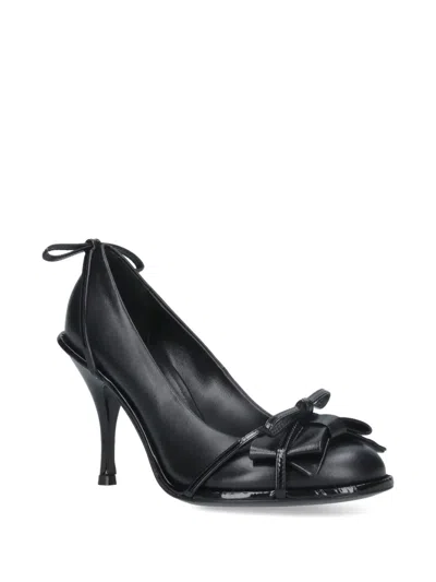 All In Decollete Pumps With Bow In Black