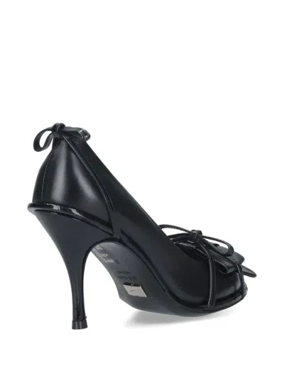 All In Decollete Pumps With Bow In Black
