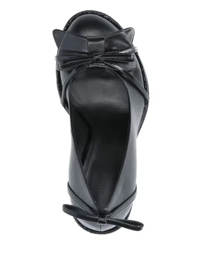 All In Decollete Pumps With Bow In Black