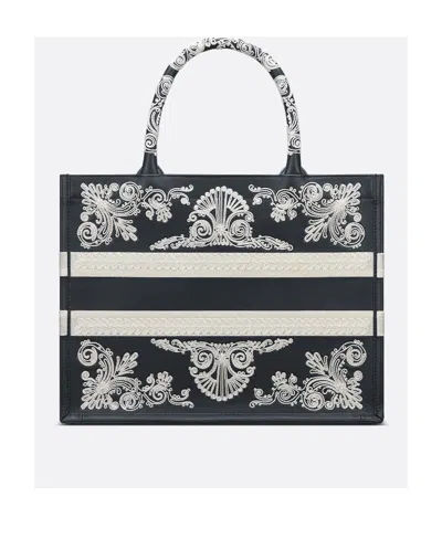 Dior Pattern Embroidered Handbag