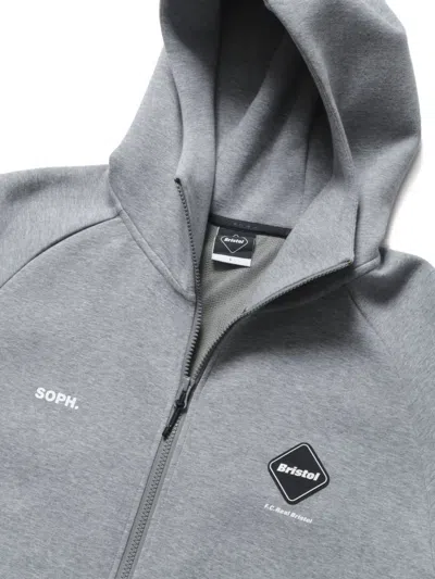 Sophnet Zip-up Hoodie In Gray