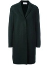 HARRIS WHARF LONDON concealed fastening coat,DRYCLEANONLY