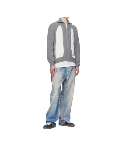 Simone Rocha Color-block Zipper Sweater