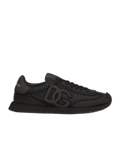 Dolce & Gabbana Dolce&gabbana Men Aria Dg Runner Sneakers In Black