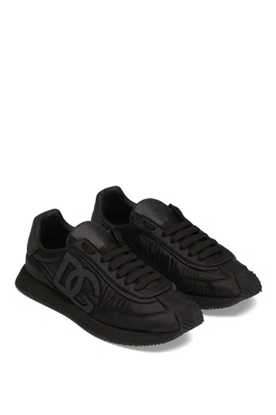 Dolce & Gabbana Dolce&gabbana Men Aria Dg Runner Sneakers In Black