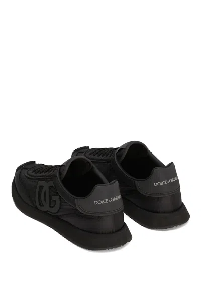 Dolce & Gabbana Dolce&gabbana Men Aria Dg Runner Sneakers In Black