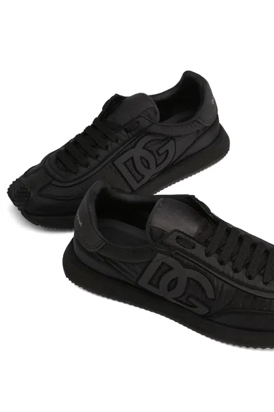 Dolce & Gabbana Dolce&gabbana Men Aria Dg Runner Sneakers In Black