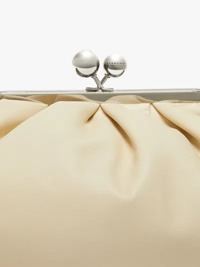 Weekend Max Mara Women's Cubico Handbag Beige | 2525516194600015 In White