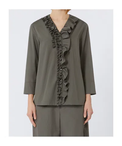Max Mara Cotton Poplin Shirt