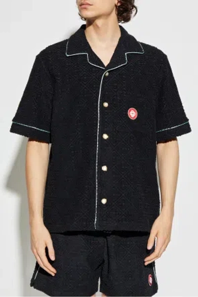 Casablanca Mens Towelling Monogram Shirt