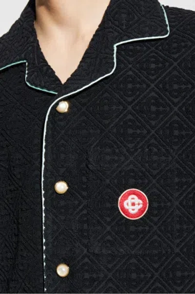 Casablanca Mens Towelling Monogram Shirt