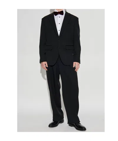 Dsquared2 Tailored Wool Suit Set Pockets In Black