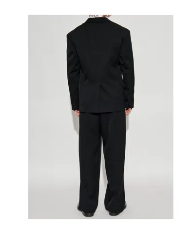 Dsquared2 Tailored Wool Suit Set Pockets In Black